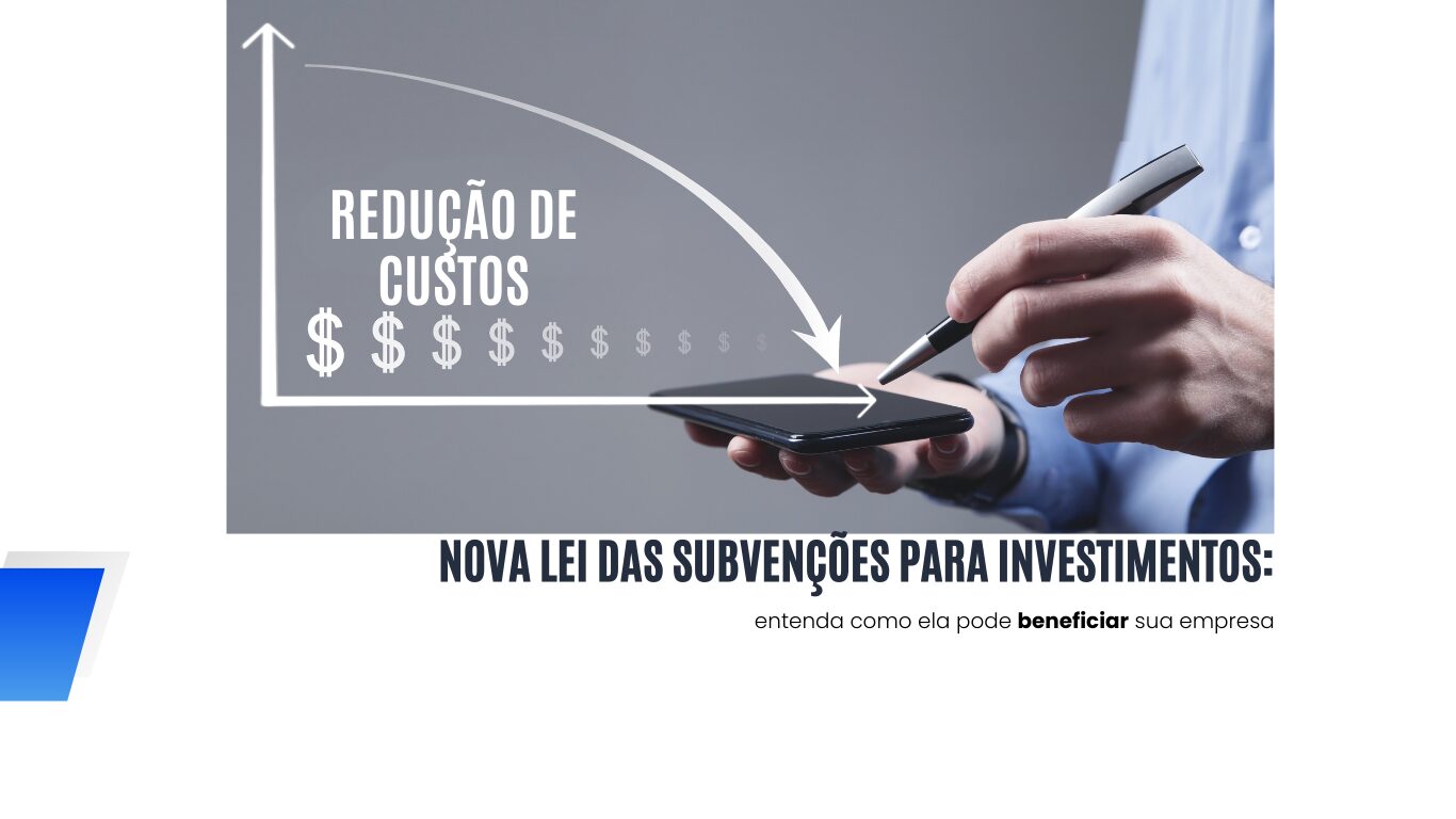 Nova Lei Das Subvenções Para Investimentos Entenda Como Ela Pode